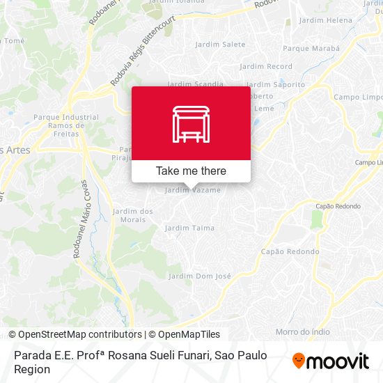 Parada E.E. Profª Rosana Sueli Funari map