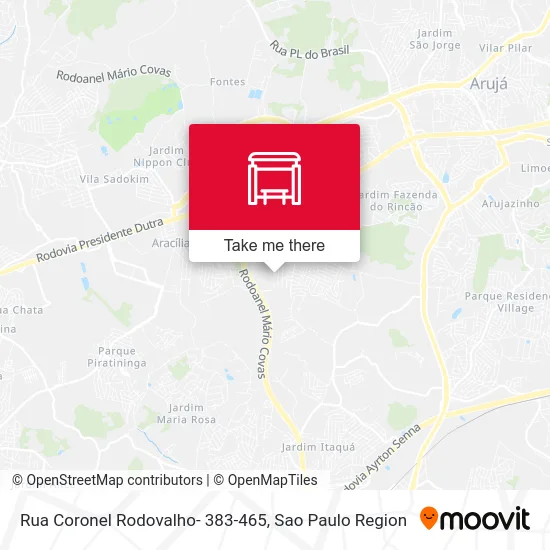 Rua Coronel Rodovalho- 383-465 map
