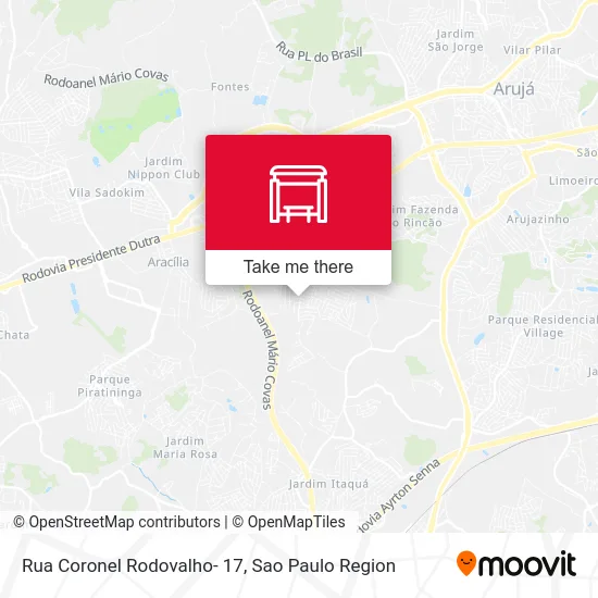Rua Coronel Rodovalho- 17 map