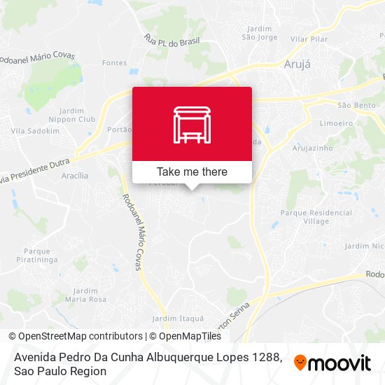 Avenida Pedro Da Cunha Albuquerque Lopes 1288 map