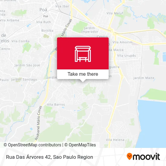 Rua Das Árvores 42 map