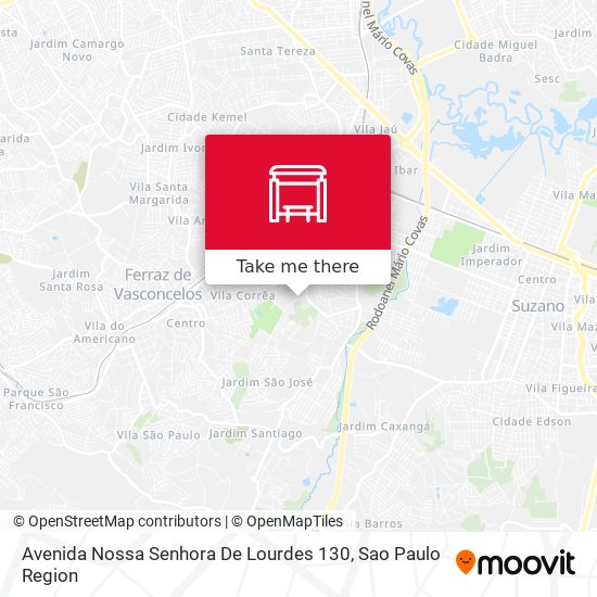 Avenida Nossa Senhora De Lourdes 130 map
