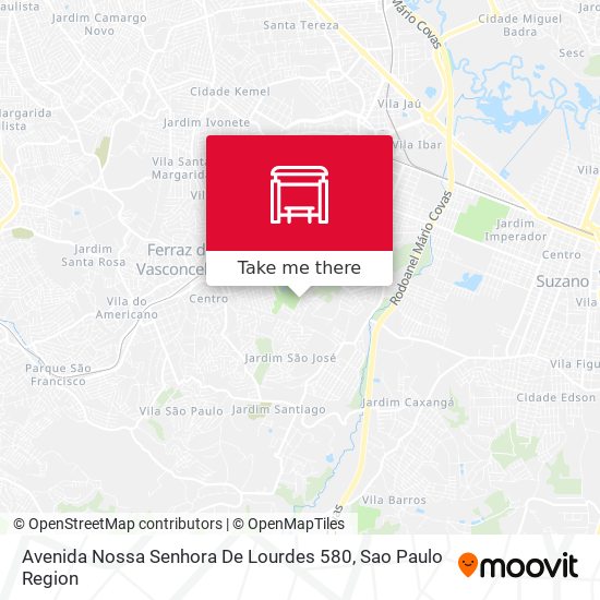 Avenida Nossa Senhora De Lourdes 580 map