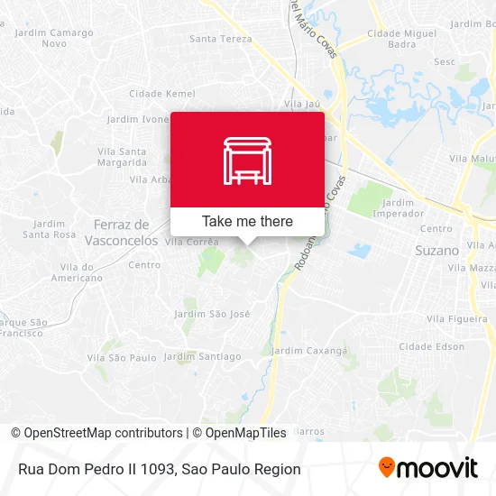 Rua Dom Pedro II 1093 map