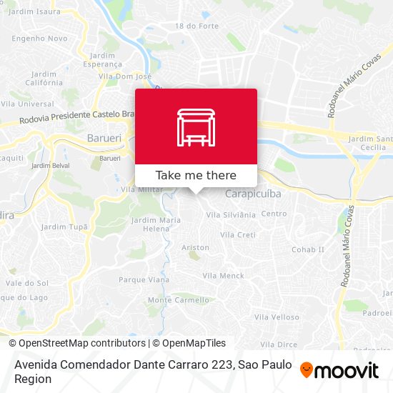 Avenida Comendador Dante Carraro 223 map