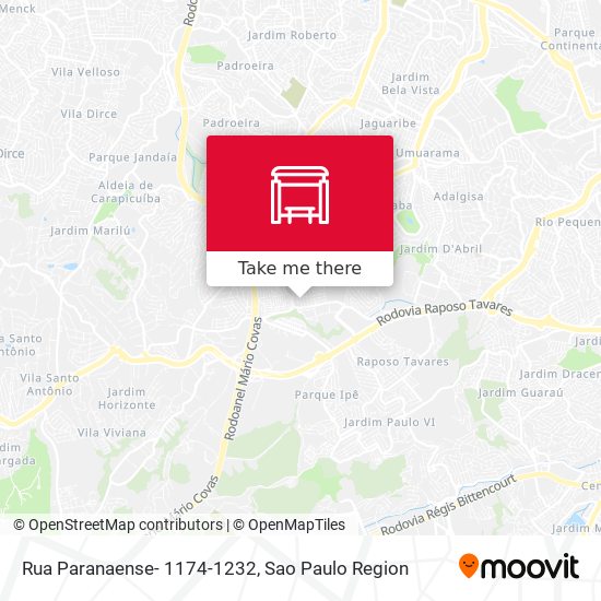 Rua Paranaense- 1174-1232 map