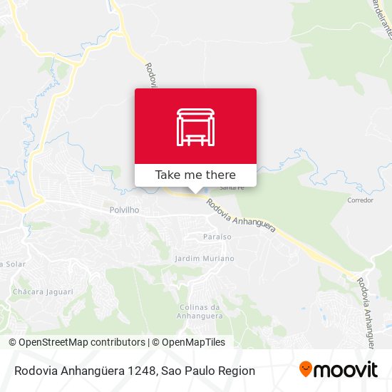 Rodovia Anhangüera 1248 map