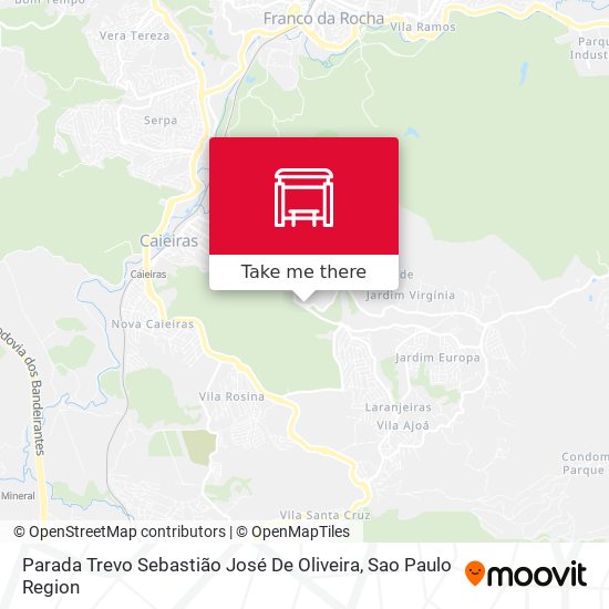 Parada Trevo Sebastião José De Oliveira map