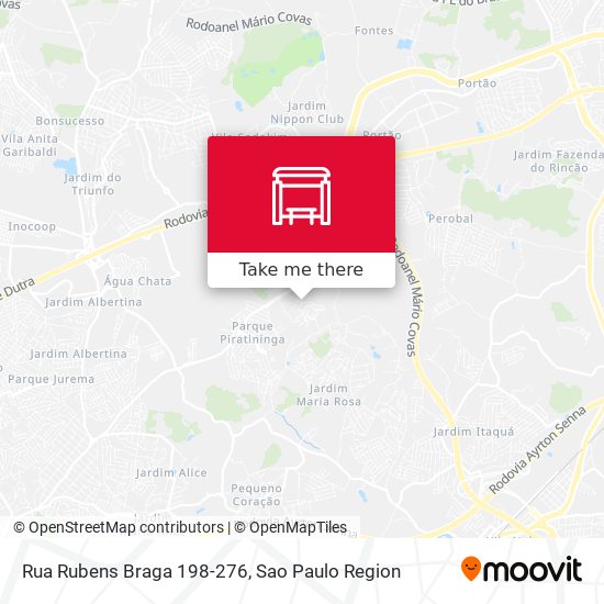 Rua Rubens Braga 198-276 map