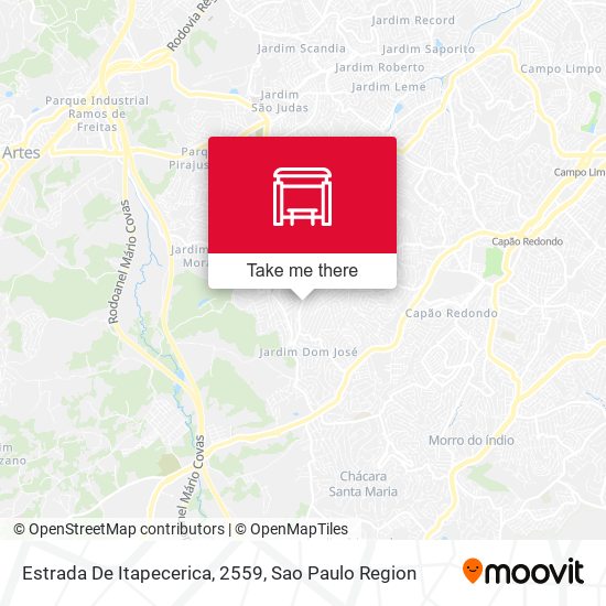 Estrada De Itapecerica, 2559 map