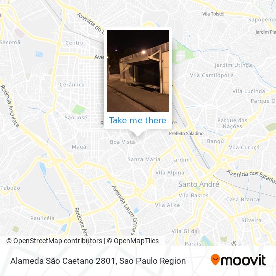Alameda São Caetano 2801 map