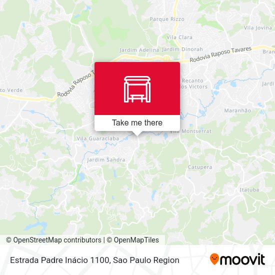 Estrada Padre Inácio 1100 map