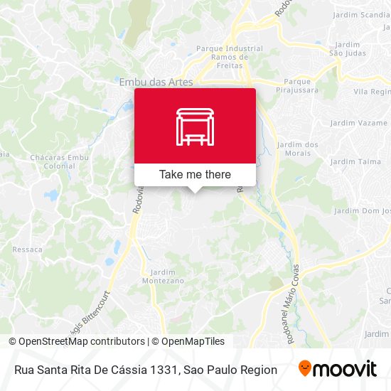 Rua Santa Rita De Cássia 1331 map