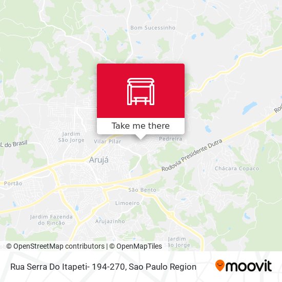 Rua Serra Do Itapeti- 194-270 map