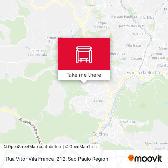 Rua Vitor Vila Franca- 212 map
