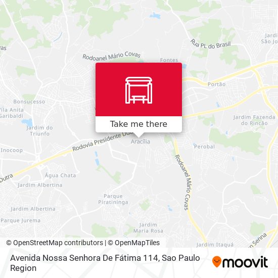 Avenida Nossa Senhora De Fátima 114 map