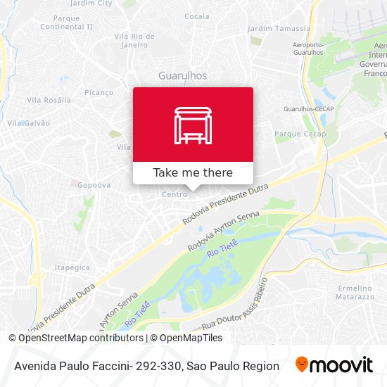 Avenida Paulo Faccini- 292-330 map