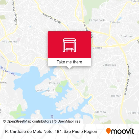 R. Cardoso de Melo Neto, 484 map