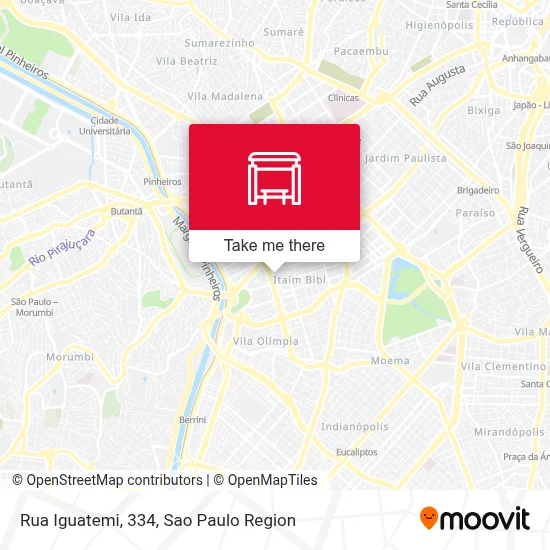 Rua Iguatemi, 334 map