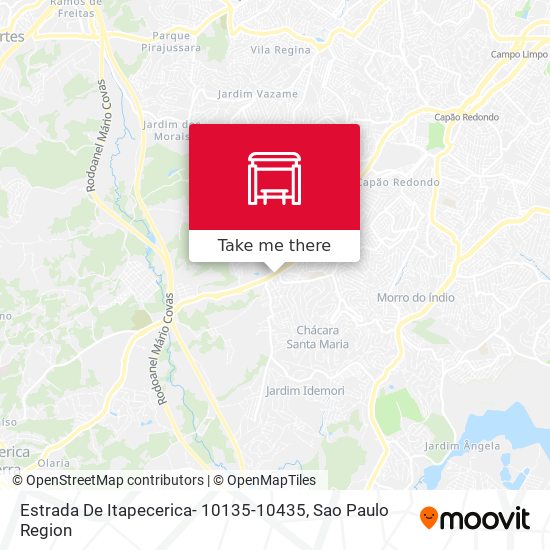 Estrada De Itapecerica- 10135-10435 map