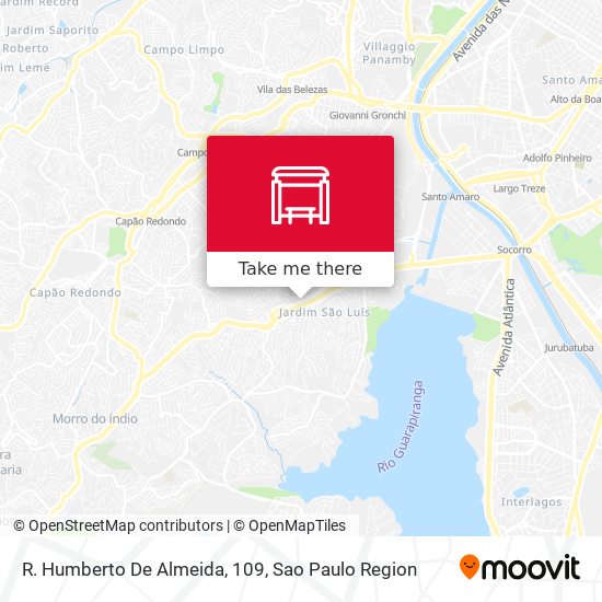 R. Humberto De Almeida, 109 map