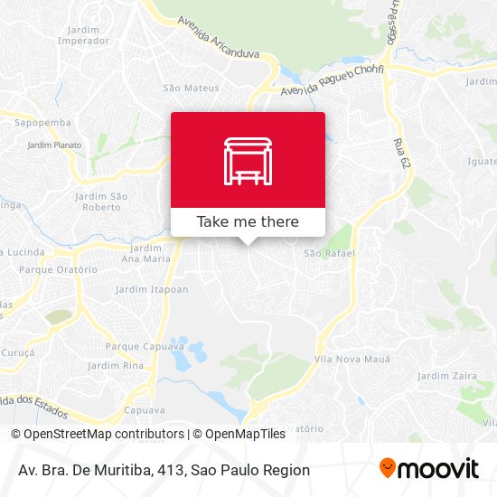 Mapa Av. Bra. De Muritiba, 413