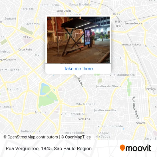 Rua Vergueiroo, 1845 map