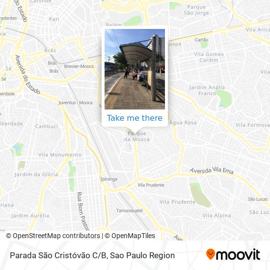 Parada São Cristóvão C/B map
