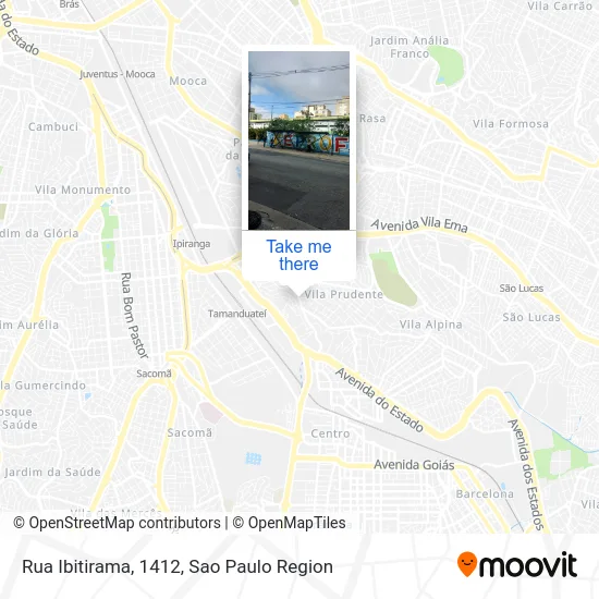 Rua Ibitirama, 1412 map