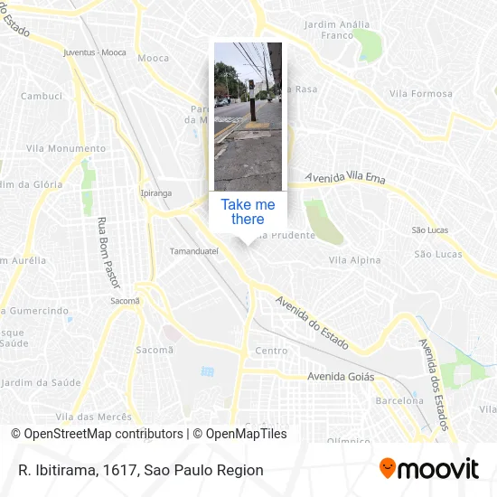 R. Ibitirama, 1617 map