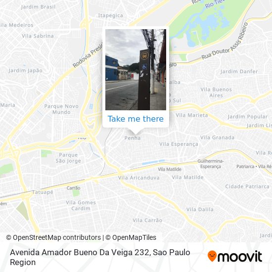 Mapa Avenida Amador Bueno Da Veiga 232