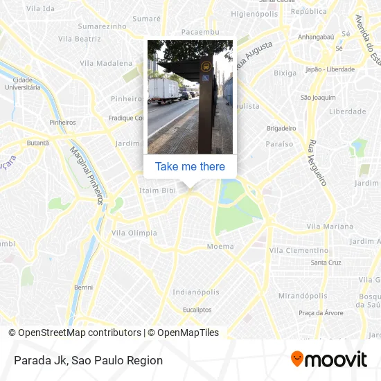 Parada Jk map