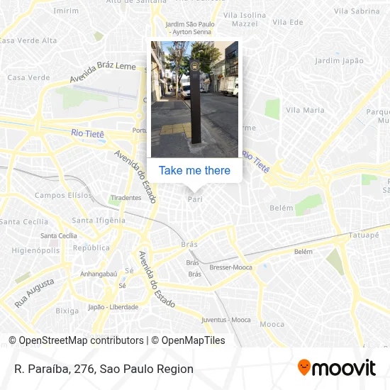 R. Paraíba, 276 map