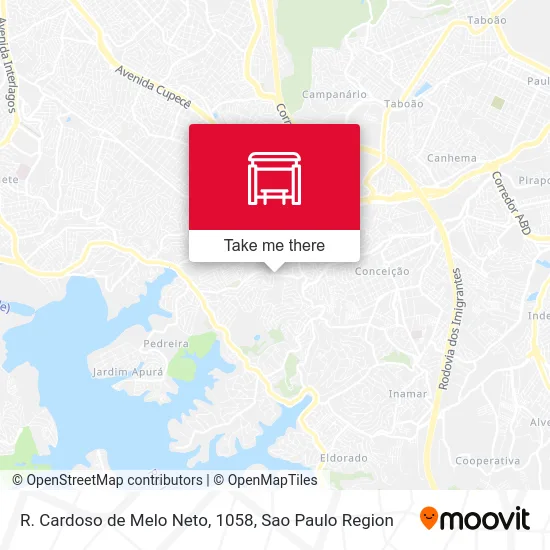 R. Cardoso de Melo Neto, 1058 map