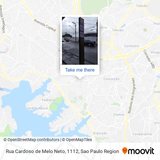 Rua Cardoso de Melo Neto, 1112 map