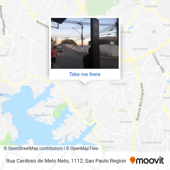 Rua Cardoso de Melo Neto, 1112 map