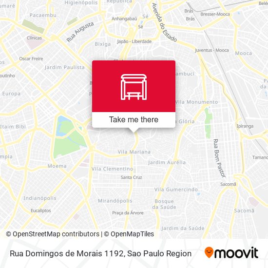 Rua Domingos de Morais 1192 map