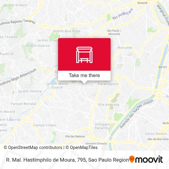 R. Mal. Hastimphilo de Moura, 795 map