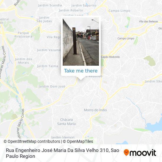 Rua Engenheiro José Maria Da Silva Velho 310 map