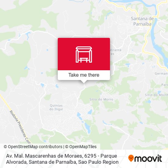 Av. Mal. Mascarenhas de Moraes, 6295 - Parque Alvorada, Santana de Parnaíba map