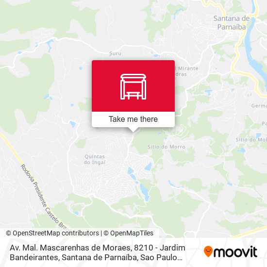 Av. Mal. Mascarenhas de Moraes, 8210 - Jardim Bandeirantes, Santana de Parnaíba map