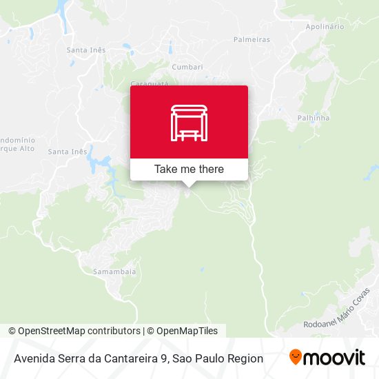 Avenida Serra da Cantareira 9 map