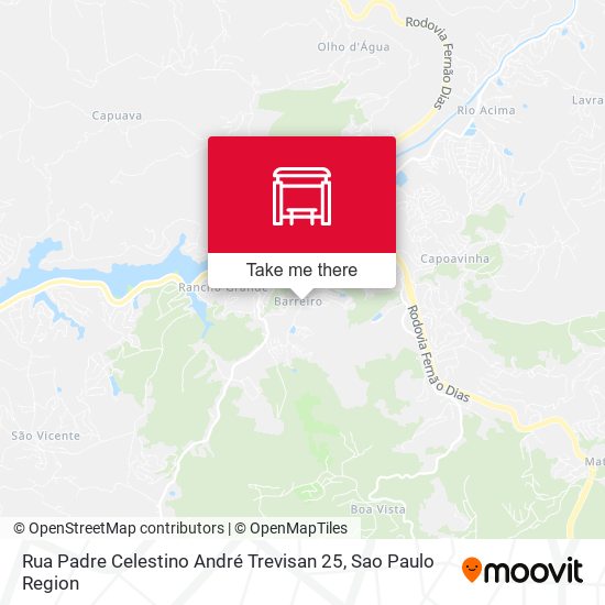 Rua Padre Celestino André Trevisan 25 map