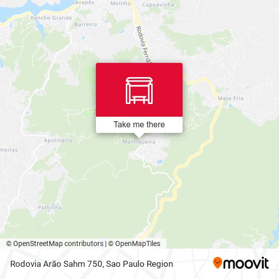 Rodovia Arão Sahm 750 map