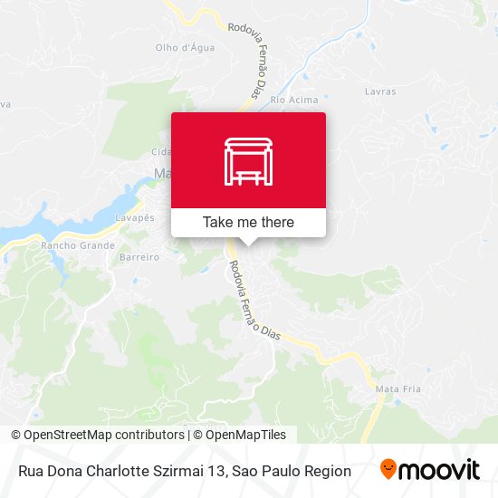 Rua Dona Charlotte Szirmai 13 map