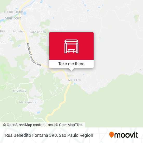 Rua Benedito Fontana 390 map