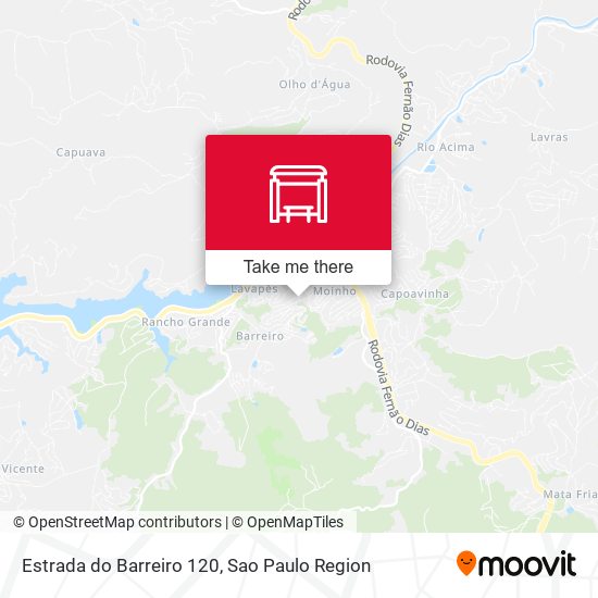 Estrada do Barreiro 120 map