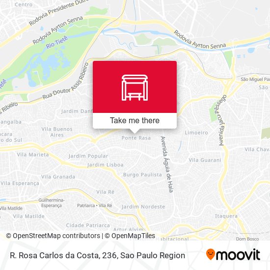 R. Rosa Carlos da Costa, 236 map