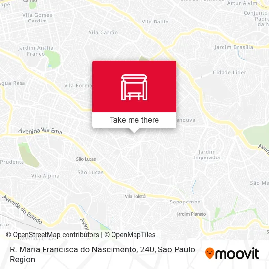 R. Maria Francisca do Nascimento, 240 map