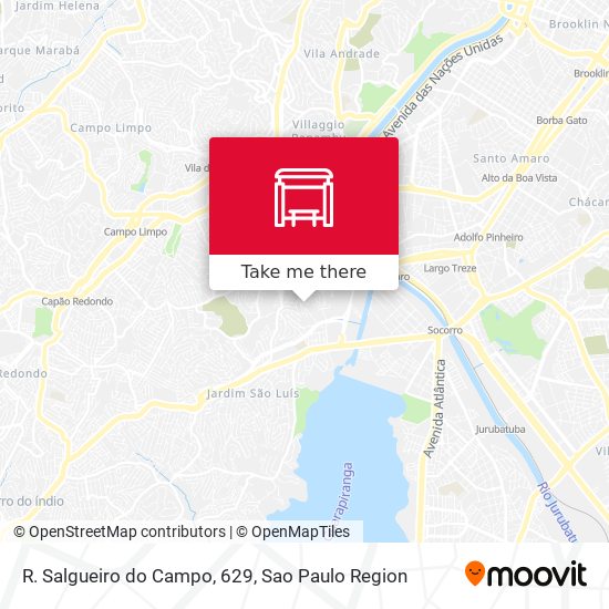 R. Salgueiro do Campo, 629 map